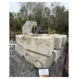 (17) Large Cement Blocks
