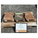 (3) 80lb Suitcase Weights