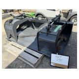 Unused 72' Skid Steer Attach Clam Bucket
