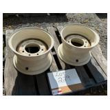 (2) Unused Rims - 15' Diam - 8 Bolt
