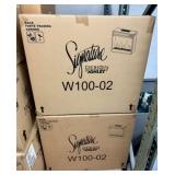 Qty (2) Signature Design Fireplace Inserts W100-02