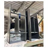 Qty (4) TV Black Stands (Upper Pallet Rack)