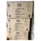 Qty (3) Signature L204124: 2-Lamps, 2-Shades