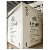 Qty (2) Signature L115244: 2-Lamps, 2-Shades