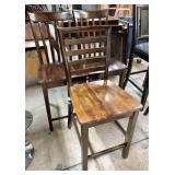 Qty (3) Misc. Wood Counter/Bar Stools
