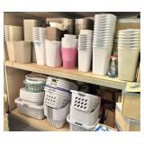 Bulk Lot: All Misc Waste Baskets & Laundry Baskets