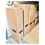 Qty (4) Sauder Bookcases w/Doors -Chalked Chestnut