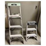 Qty (1) Small Step Ladder & (1) Gorilla 4' Ladder