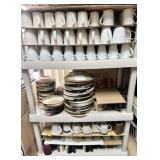 Bulk Lot Colorful Dinner/Salad Plates, Bowls, Mugs