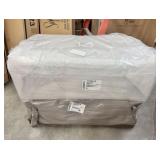 Qty (2) Ashley Steel Long Ottomans 772051