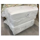 Qty (2) Ashley Furniture Natural Ottomans 8390414