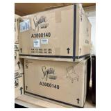 Qty (2) Signature Design Accent Chairs- Blue