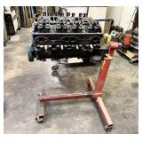 Small Block Chevrolet Motor on Engine Stand