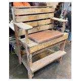 ï¿½Big Dimeï¿½ Large Wood Outdoor Chair