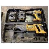 Dewalt Sawzall & Chargers (NO BATTERIES)