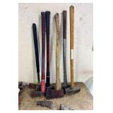 Qty (4) Misc. Lot of Axes & (2) Sledges