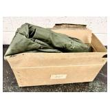 Qty (4) Shelter Half Tents w/Pins & Poles