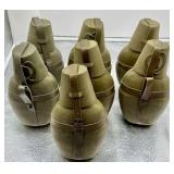Qty (7) Canteens