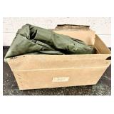Qty (4) Shelter Half Tents w/Pins & Poles
