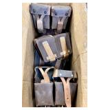 Qty (11) Nagant Soviet Pouches