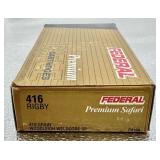 Qty (20) Rds Federal Safari 416 Rigby *(21 YRS+)