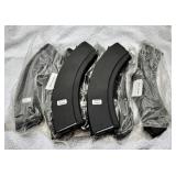Qty (7) AK47 40rd. Black Bulgarian 7.62x39
