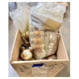 Box of Assorted Oil Bottles