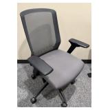 Donati Graphite Mesh Harbor Grey Swivel Chair