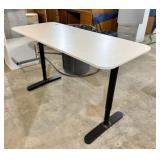 Qty (2) IKEA 5' Bekant 18222 White Tables