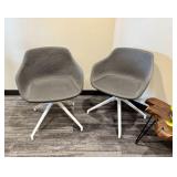 Qty (2) Teknion Studio TK Kuskoa Upholstered Desk