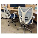 Qty (2) Teknion Sabrina Synchro Tilt Task Chair