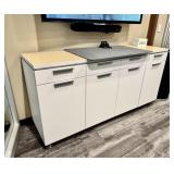 Teknion 4-Drawer/4-Cabinet Office Storage Credenza