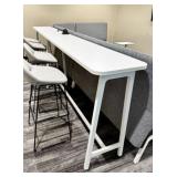 Teknion Zones Ledge White High Table