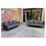 Qty (3) Janus et Cie Outdoor Sofas