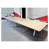 Large 18ft Teknion 3-Section Conference Table
