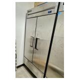 True 40' Two Section Solid Door Reach-In Freezer,