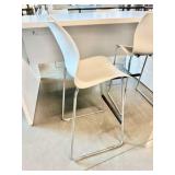 Qty (4) Teknion Nami Plastic Bar Stools