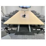 Large Teknion Powered Conference Table