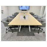 Large Teknion Powered Conference Table