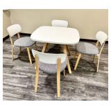Qty (4)Teknion Zones Padded Side Chairs & Square