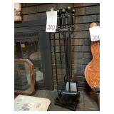 IRON FIREPLACE SET - COMPLETE