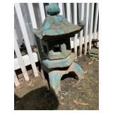 3 PC VINTAGE GARDEN PAGODA - 24 ' TALL - AS IS