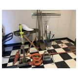 LOT OF ASSORTED GARDEN TOOLS - POWER & HAND TOOLS