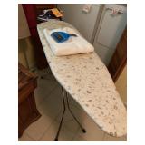 IRONING BOARD AND BLACK & DECKER IRON - LIKE NEW