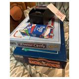 LOT OF ASSORTED GAMES AND CARD SHUFFLER