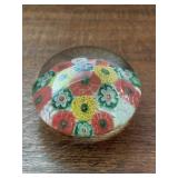 2 ' MILLEFLEUR GLASS PAPERWEIGHT