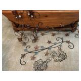 DECORATIVE METAL WALL VOTIVE HOLDERS, SCROLLS &