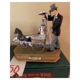 GONE WITH THE WIND RHETT & SCARLETT BABY CARRIAGE