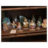12 PCS DEPT 56 BUNNY VILLAGE