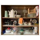 CONTENTS OF KITCHEN CABINET